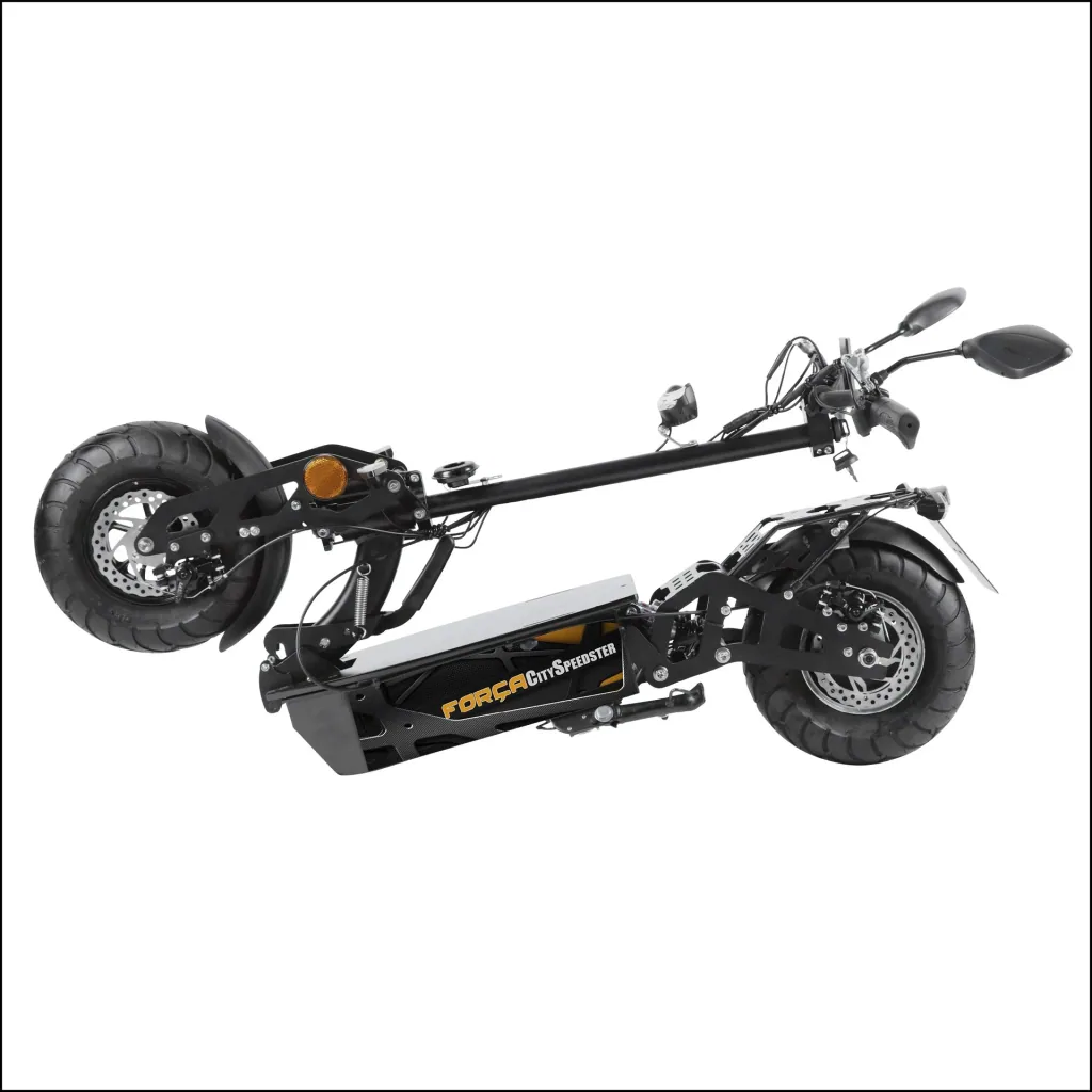 E-Faltroller Speedster 45 km/h Basic 48V/15Ah Blei-Gel, Schwarz