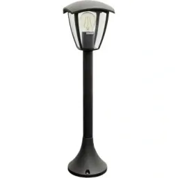 Gartenleuchte - Sockenlampe - Aluminium - quadratisch - IP44