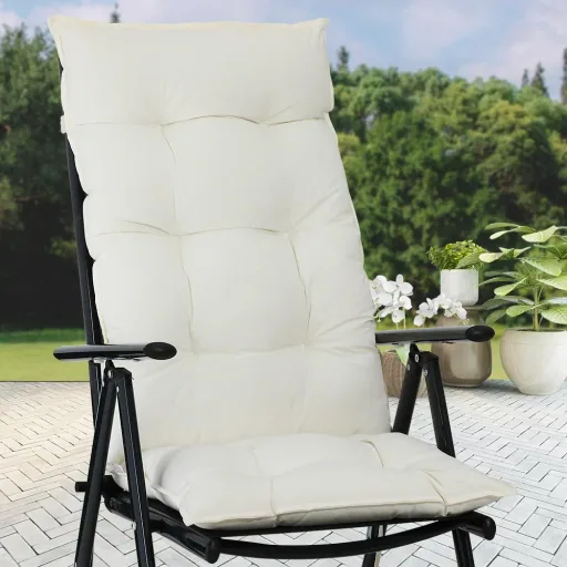 Sitzkissen 6er Set Cozy Vanamo Creme 129x53x10cm