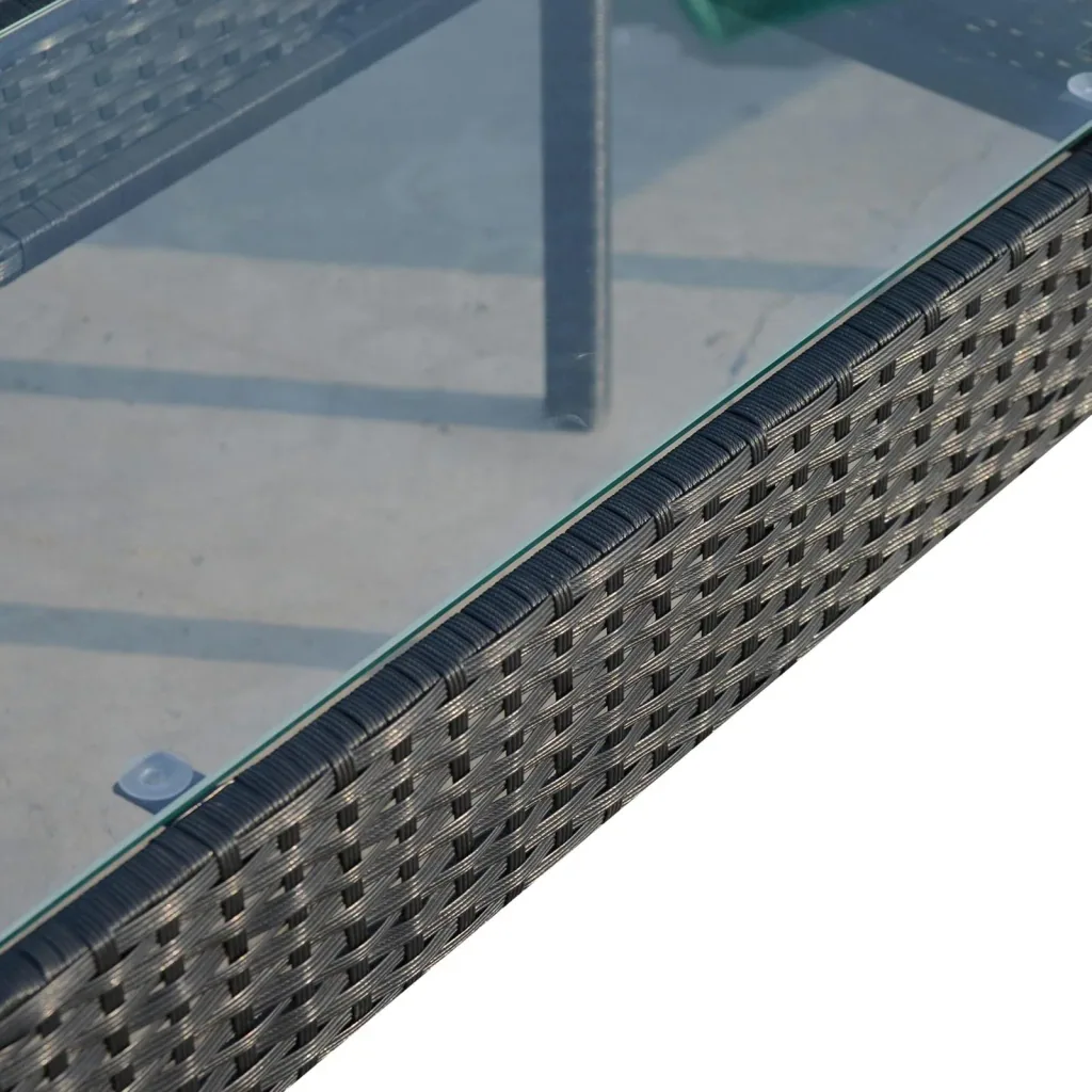 Polyrattan Sitzgruppe als 7-teiliges Set