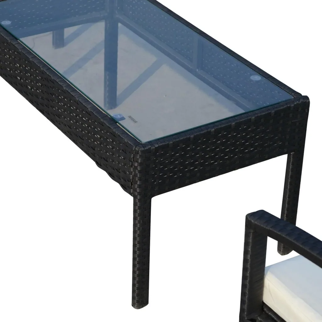 Polyrattan Sitzgruppe als 7-teiliges Set