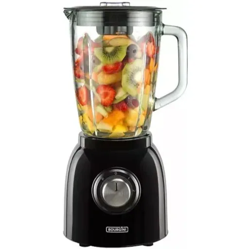 Nostalgischer Mixer Schwarz 1.5L 600 W