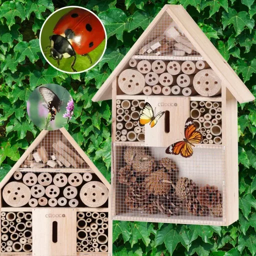 Cadoca Insecthotel Nistkasten 48x31x10cm
