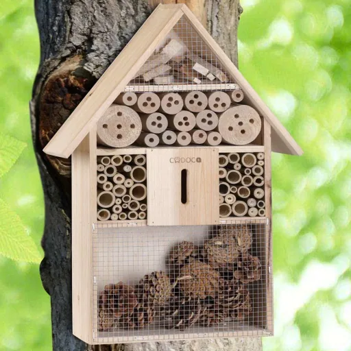 Cadoca Insecthotel Nistkasten 48x31x10cm