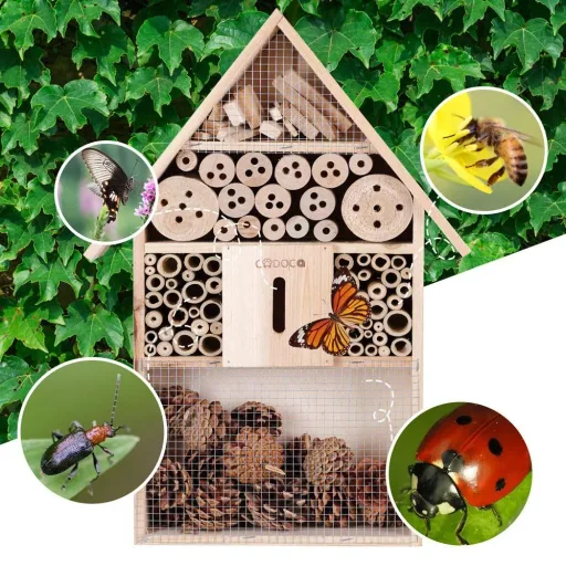 Cadoca Insecthotel Nistkasten 48x31x10cm