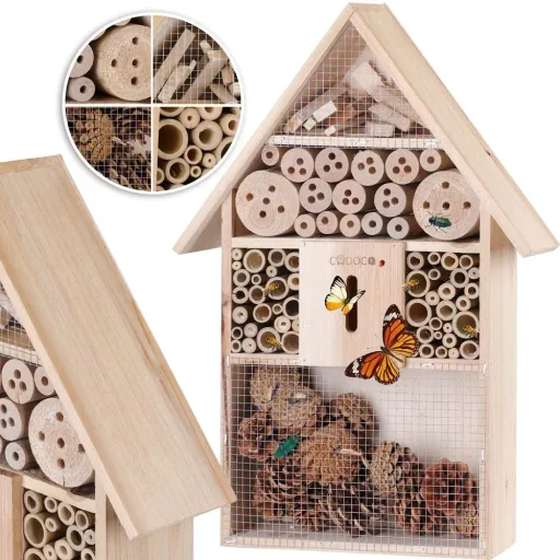 Cadoca Insecthotel Nistkasten 48x31x10cm