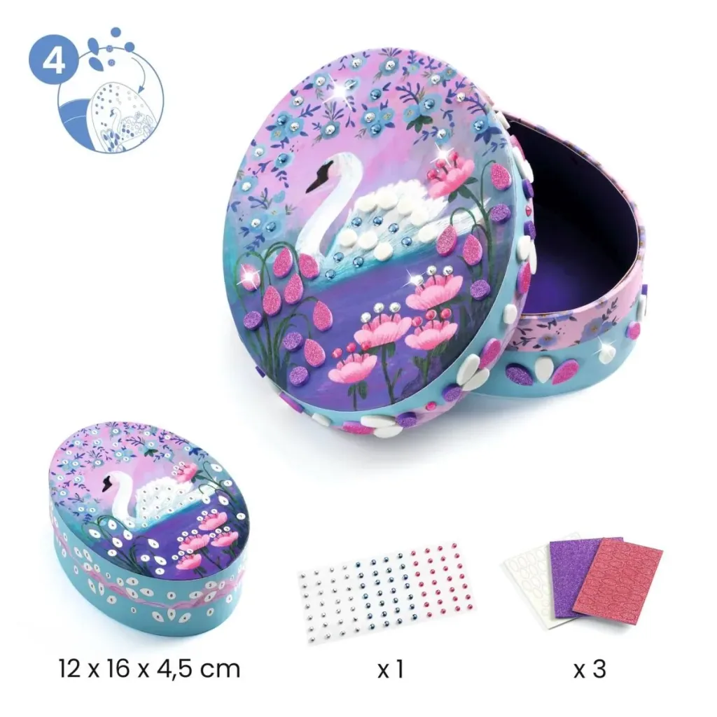 Djeco Bastelset, Kreativitätsset - DIY: Box Nymphea