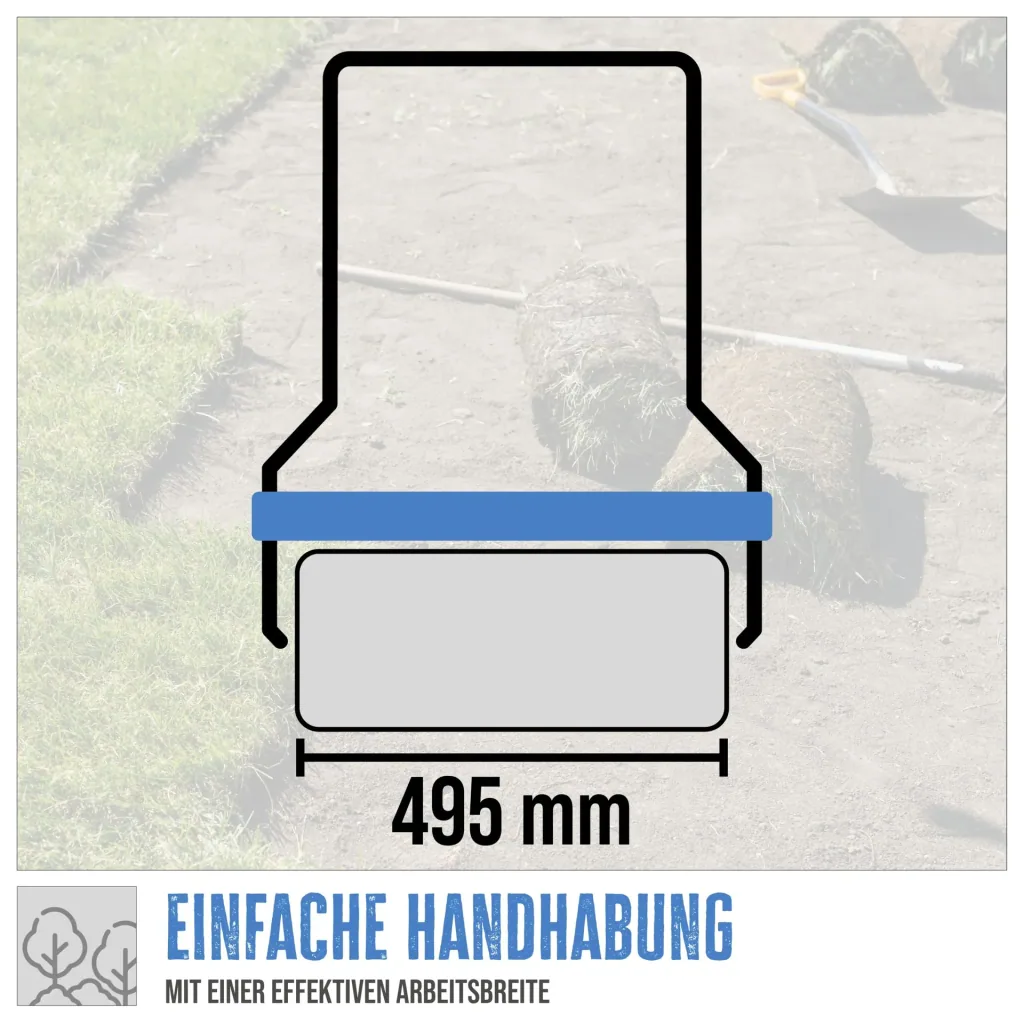 Rasenwalze GRW 500, 495 mm Arbeitsbreite