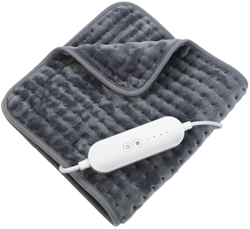 Elektrische Heizmatte / Heizdecke mit 4 Heizstufen, Flanell-Fleece, 30 x 60 cm, 110 Watt