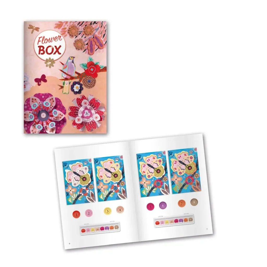 Djeco Bastelset, Kreativitätsset, Multi Activity Kit - Blumengarten