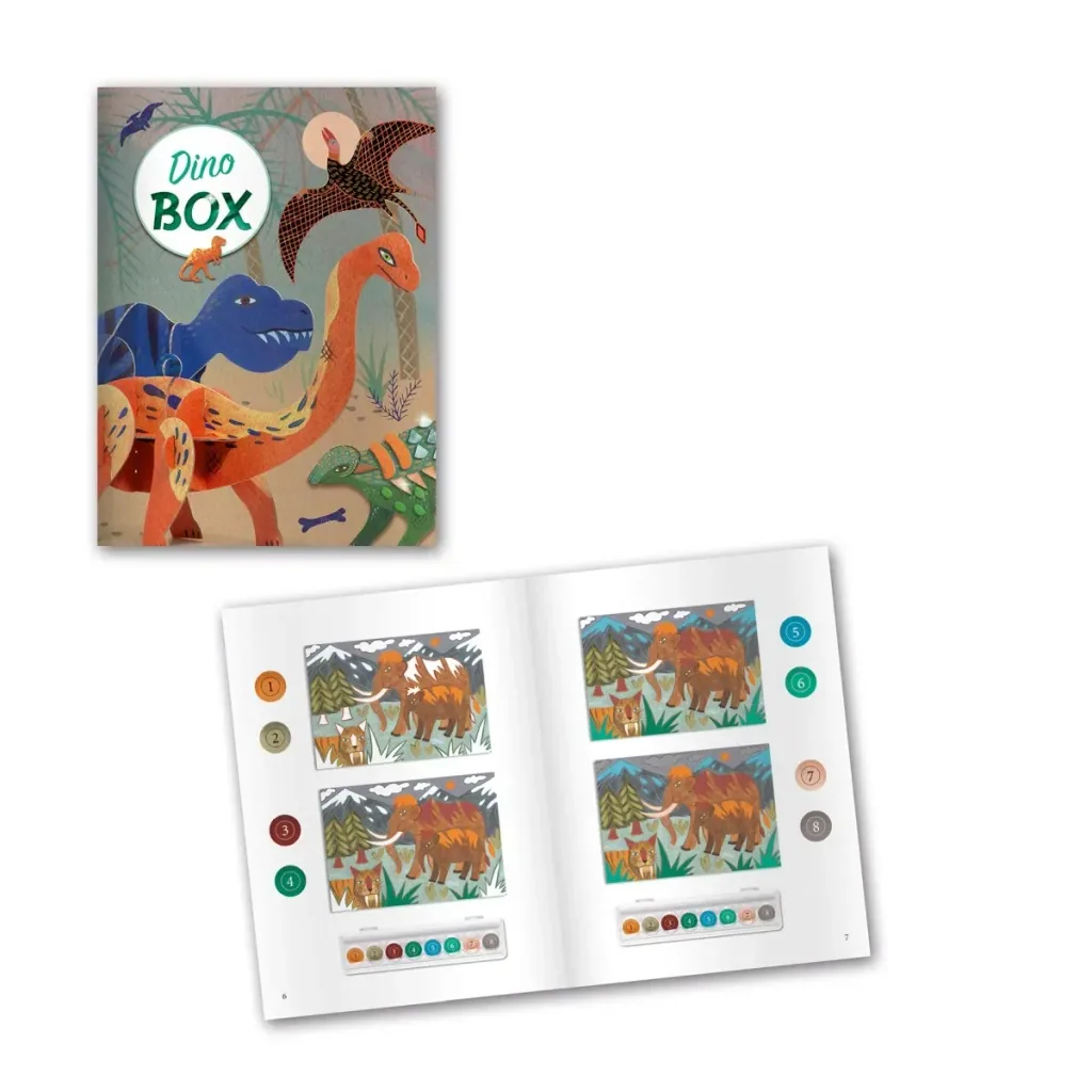 Djeco Bastelset, Kreativitätsset, Multi Activity Kit - Dinosaurier