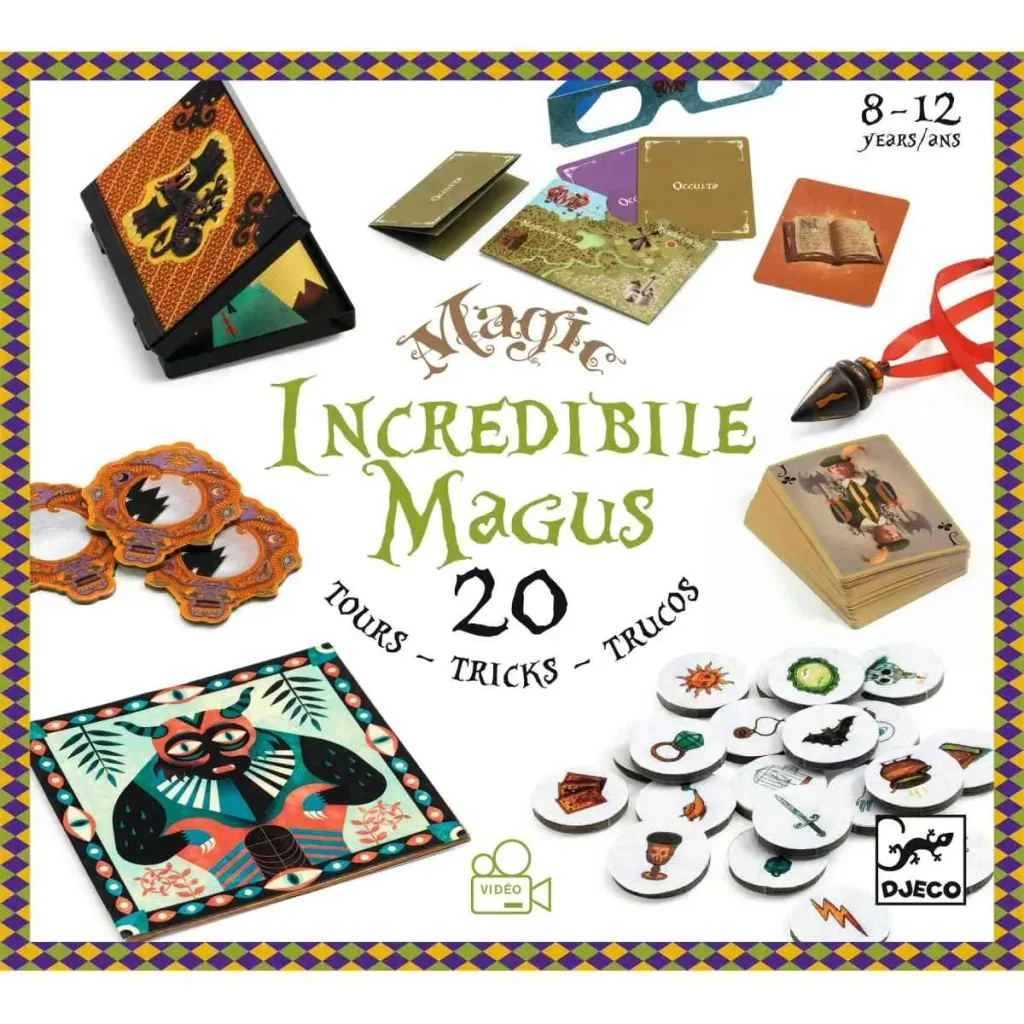 Djeco Brettspiele, Zauberkasten, Zauberset - Zaubertricks: Incredibile Magus