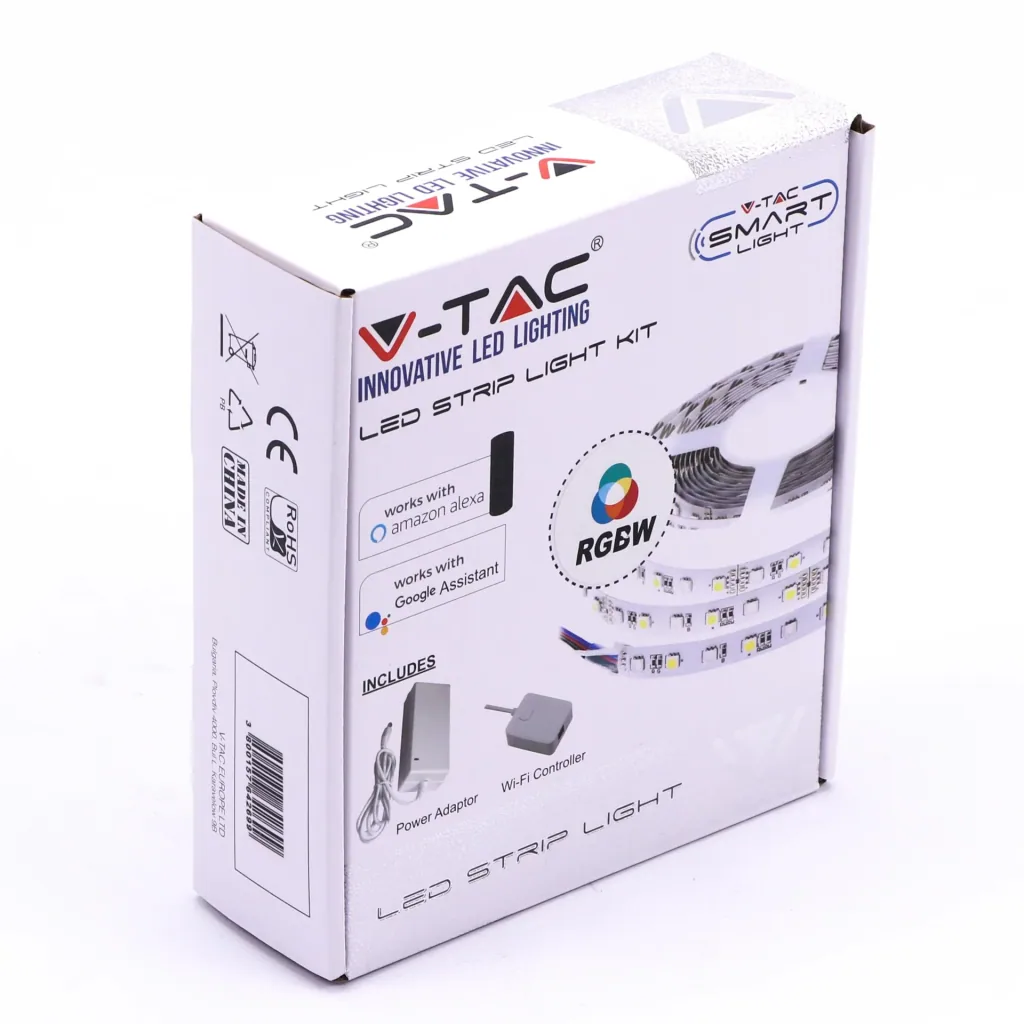 Smarthome VT-5050 Wifi LED-Streifen RGB + Weiß - 5M - Funktioniert mit Amazon Alexa und Google Home Assistant
