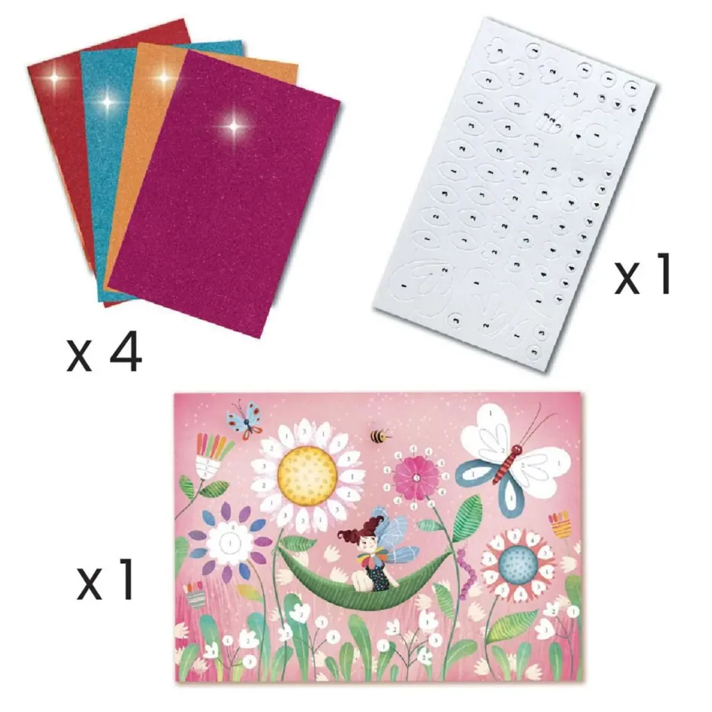 Djeco Bastelset, Kreativitätsset, Multi Activity Kit - Feen Box