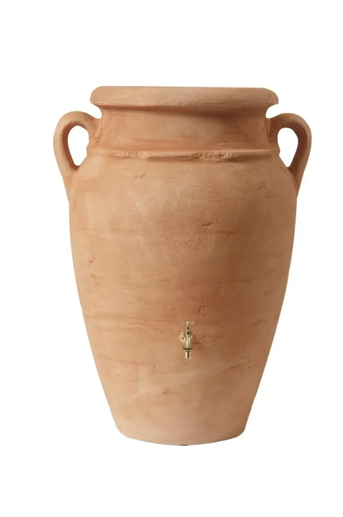2 in 1 Regentonne "Antik Amphore" - 600 L, terrakotta