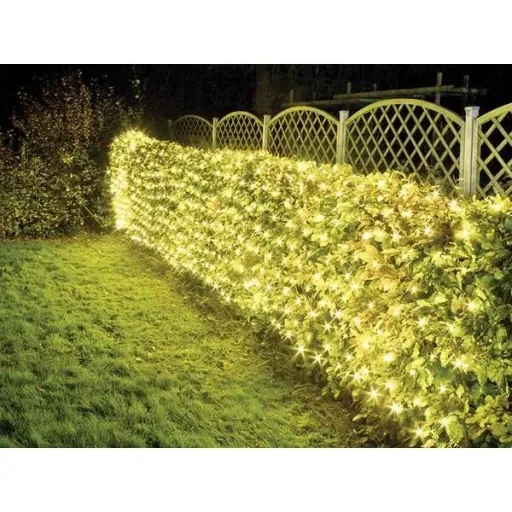 Vellight Weihnachtsbeleuchtung - 2 x 2 M - 144 LEDs - Warmweiß - Innen & Außen