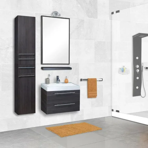 Badezimmermöbel Force 58 cm - Gris