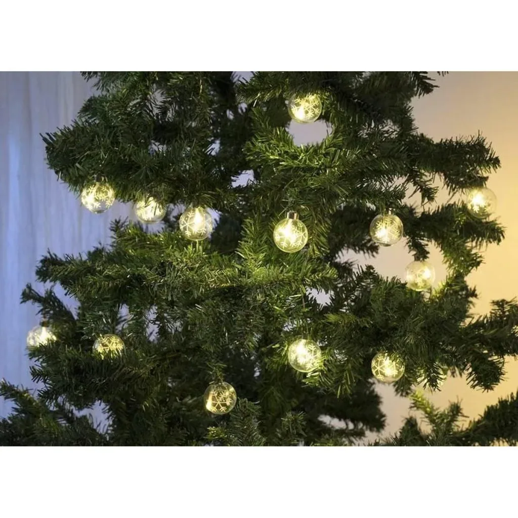 Weihnachtsbeleuchtung mit 20 Kugeln