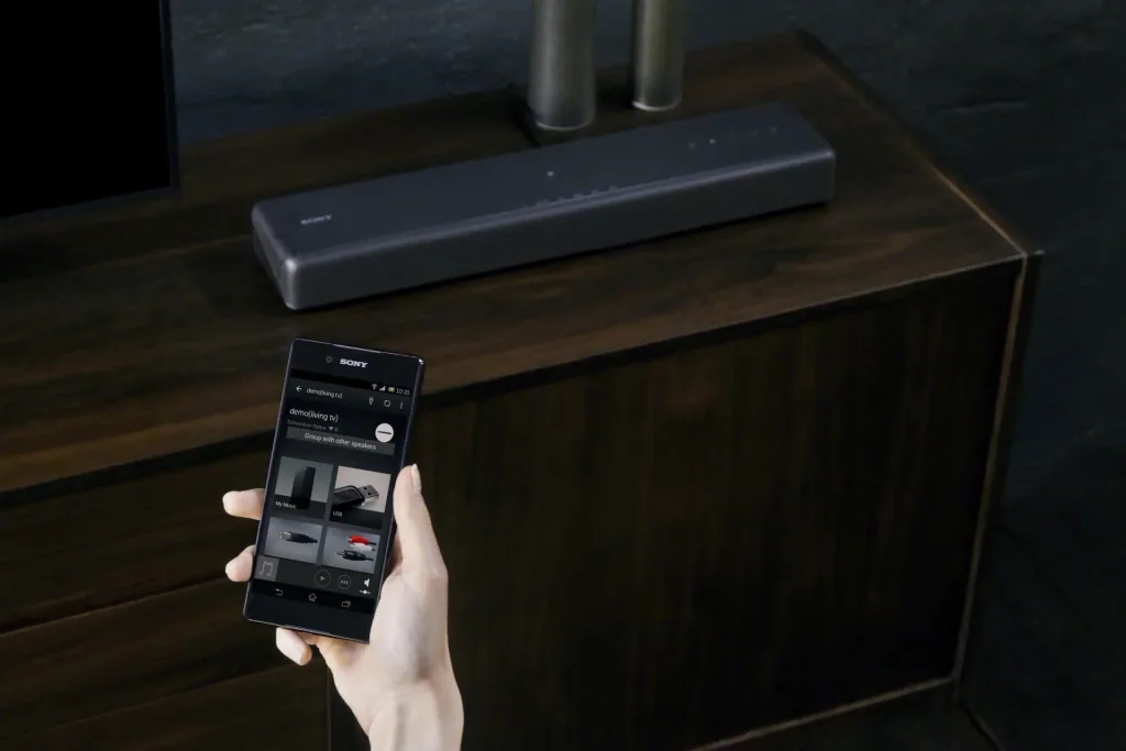 HT-MT300 Soundbar + Subwoofer, in anthrazit, 100 Watt, Bluetooth und NFC
