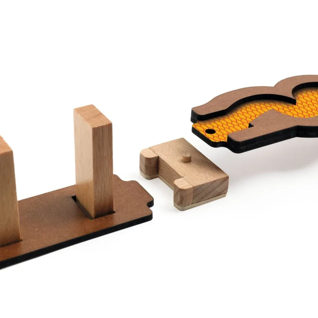 Djeco Konstruktionsspiel, Baukasten, Denkspiel - Zig & Go Junior - Magic, 42 Teile