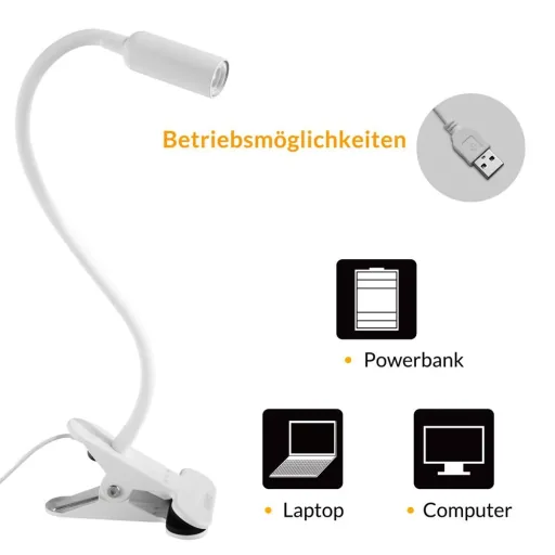 LED-Wandleuchte Miza Weiß