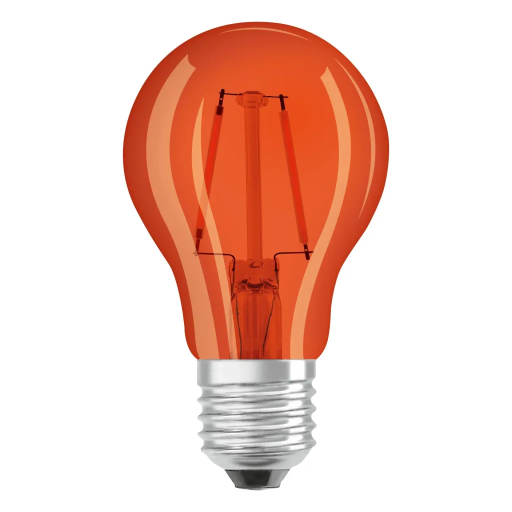 LED Lampe Superstar DécorOrange mit 2,5 Watt, E27, orange