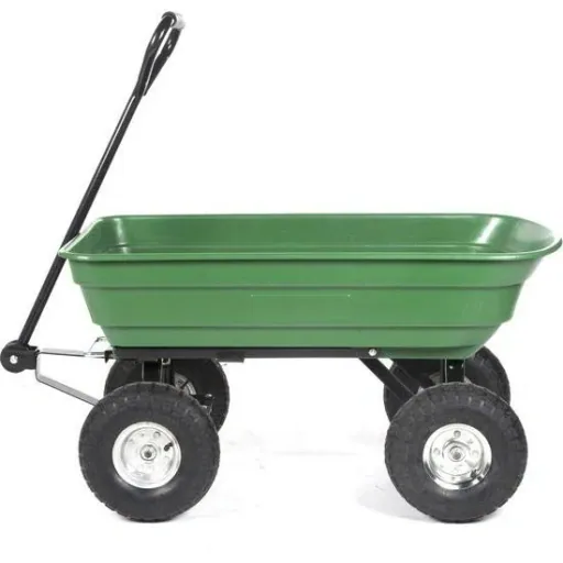 Gartenwagen - 75 l - Kippfunktion - max 200 kg - Luftreifen - Griff mit Griff
