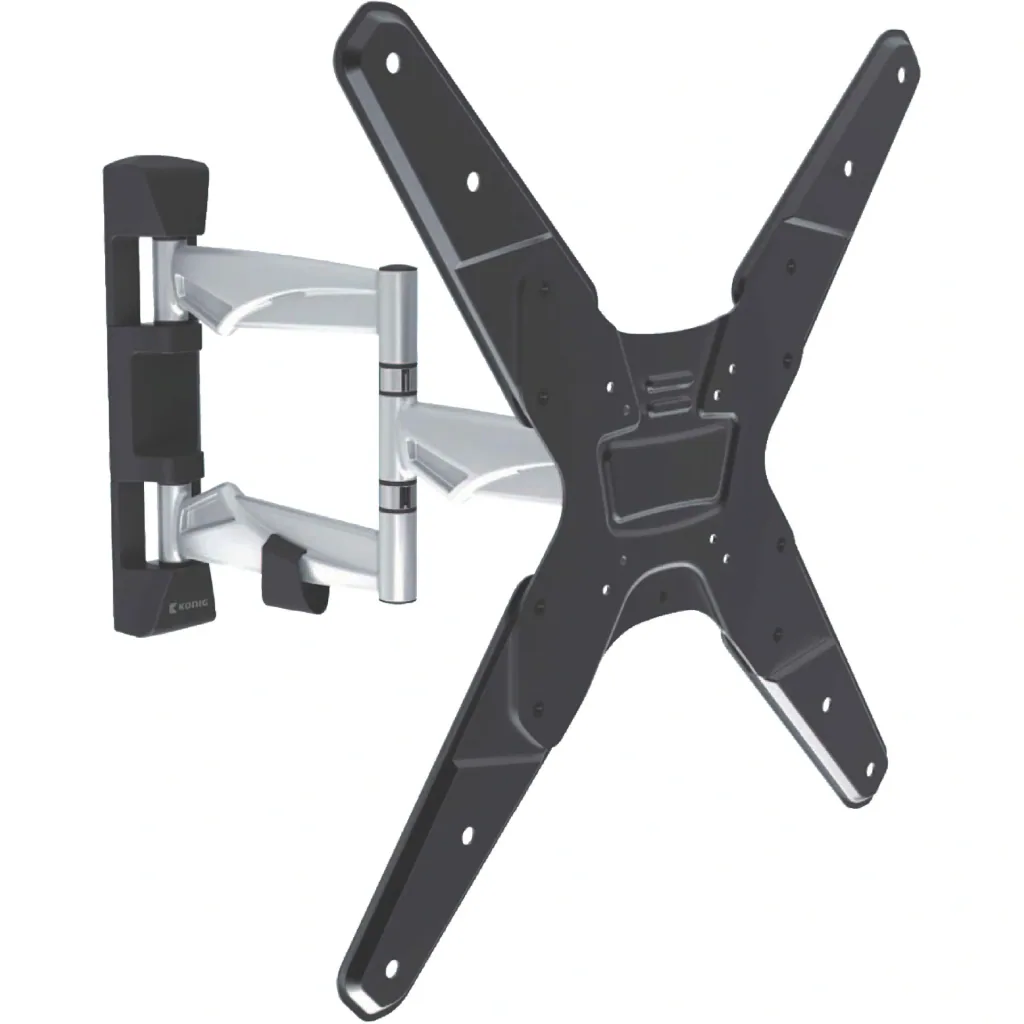 TV-Wandhalterung vollbeweglich 26 - 42 " 30 kg Silber/Schwarz