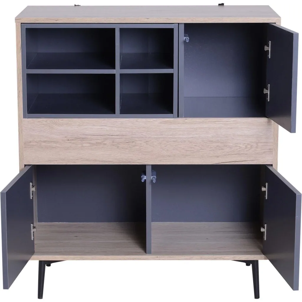 Mehrzweckschrank Kommode Sideboard Konsole Flur ausziehbar Ablagefach 78 x 39 x 87,2 cm