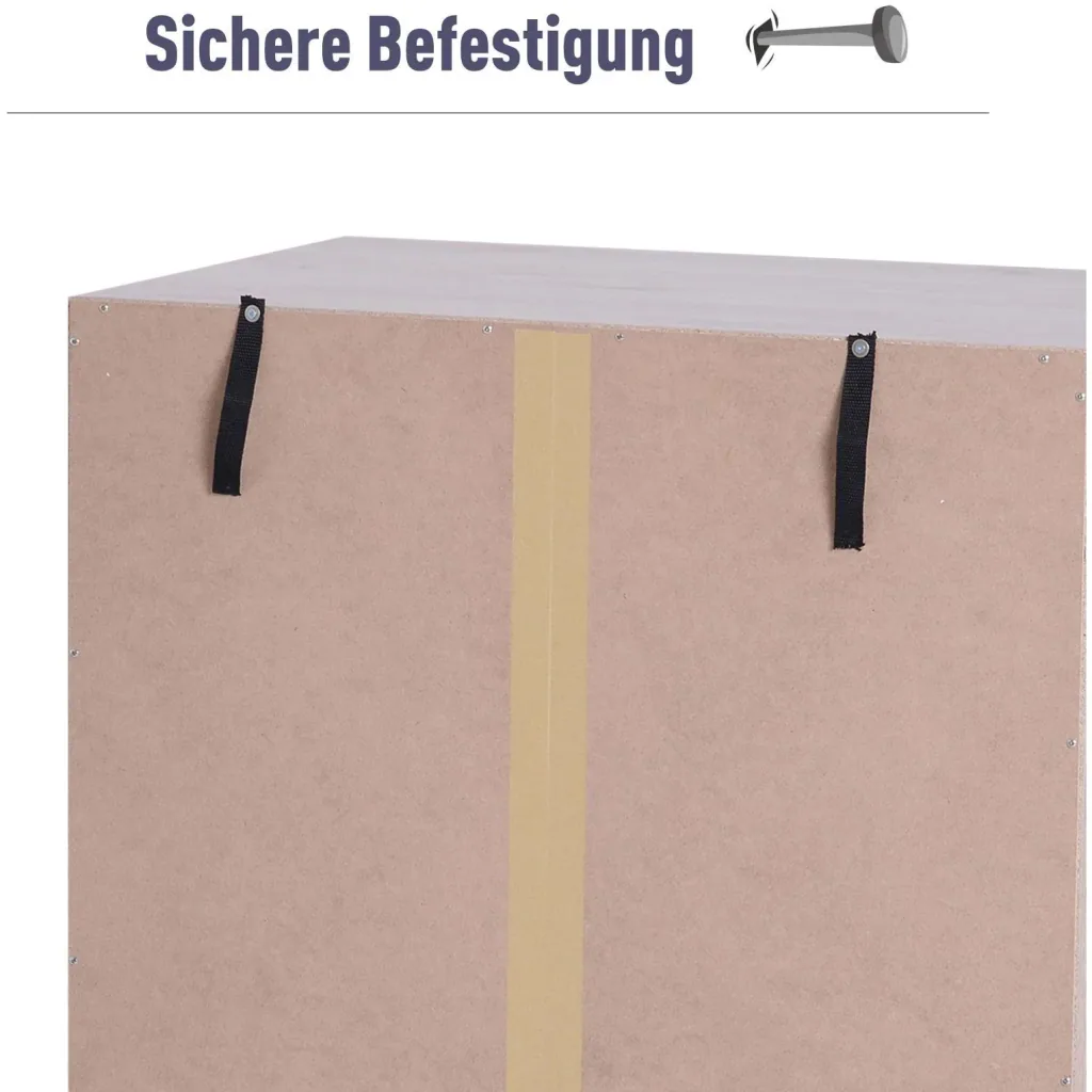 Mehrzweckschrank Kommode Sideboard Konsole Flur ausziehbar Ablagefach 78 x 39 x 87,2 cm