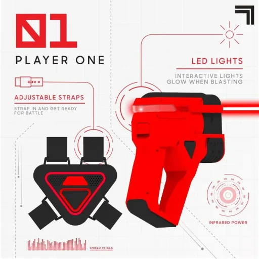 Sharper Image Laser Tag - Schießspiel - 2 Personen