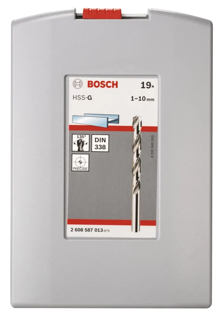 HSS-Spiralbohrer 135° Pro-Box 1,0 - 10,0 mm, 19-teilig