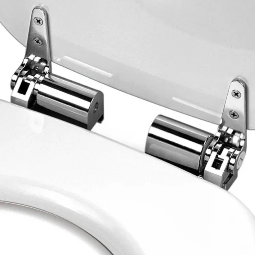 Toilettensitz weiß mit Absenkautomatik