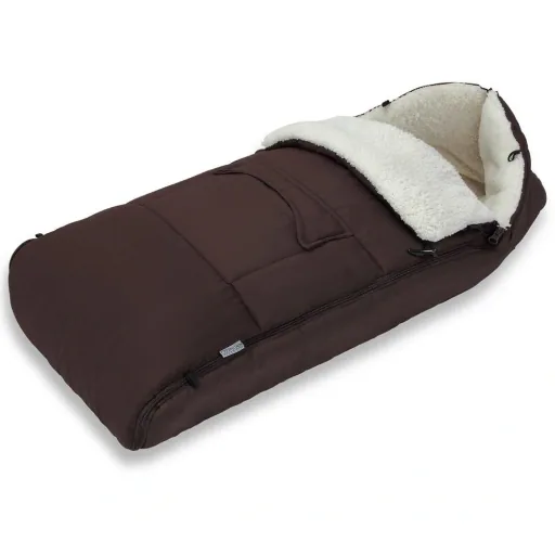 Babytrage Fußsack Braun | Tedd