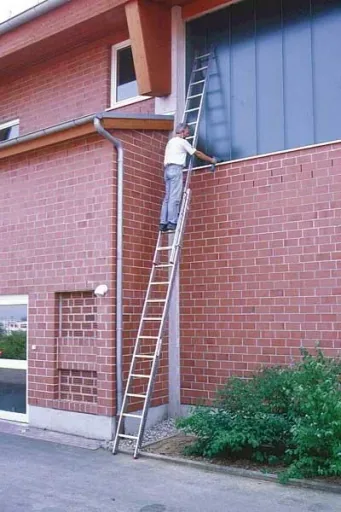Alu Seilzugleiter 2-teilig - 2 x 16 Sprossen