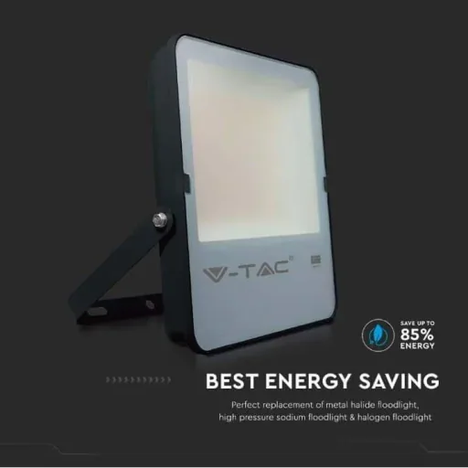 VT-302 LED-Flutlicht - 200 W - 27350 Lm - 4000K - schwarz - Extra sparsam