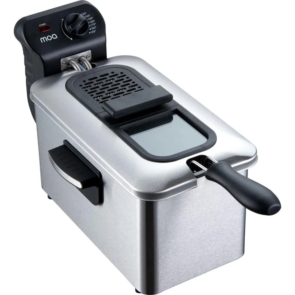 Fritteuse - Fritteuse - 3 Liter - 2000 Watt - Silber