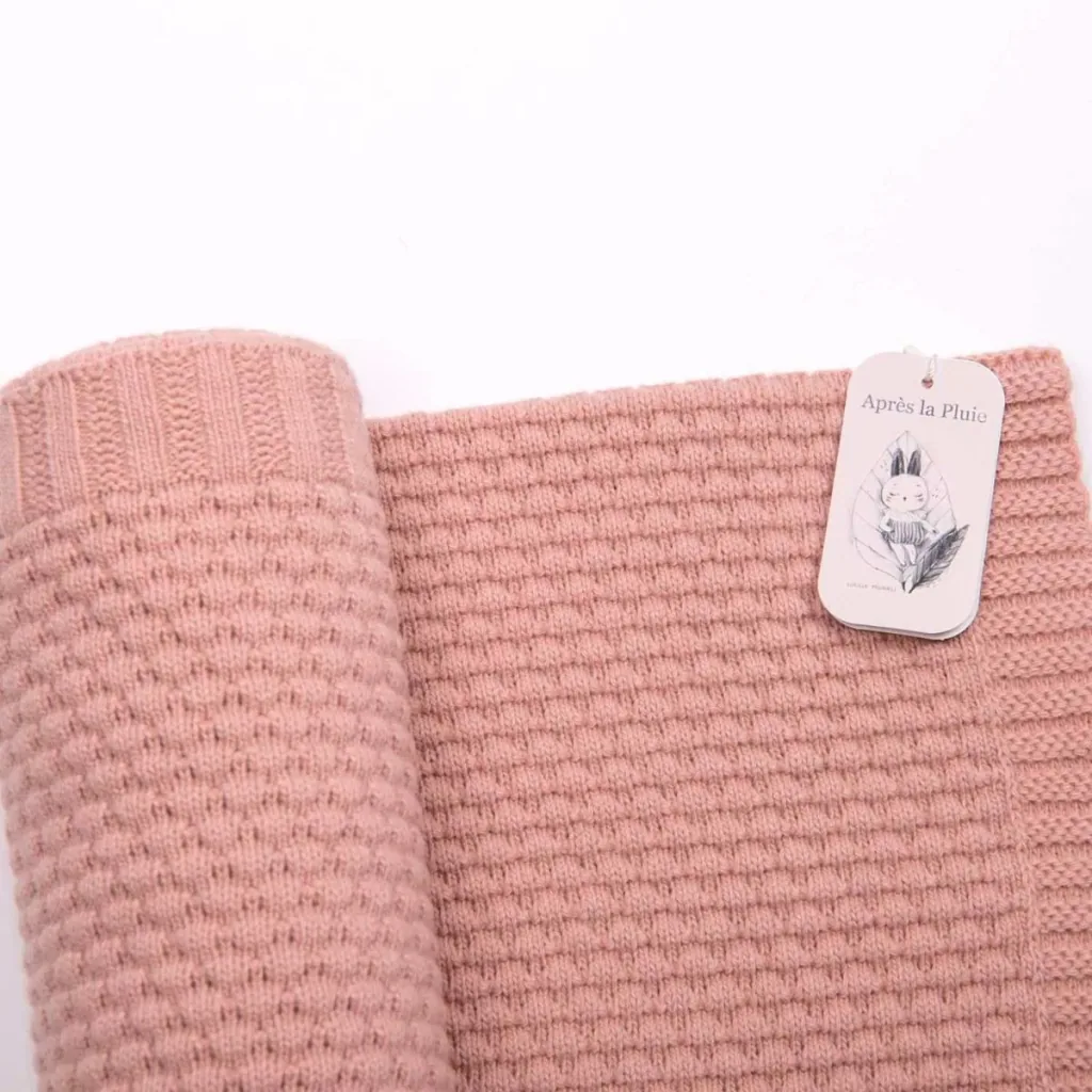 Moulin Roty Decke - Mischwolle, rosa
