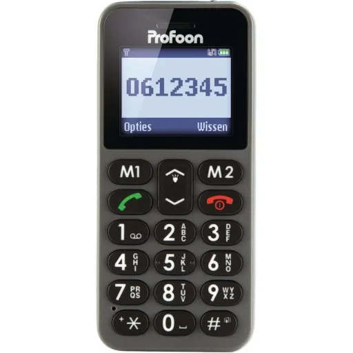 Mobiltelefon 1.8" Grosstastentelefon Dunkelgrau