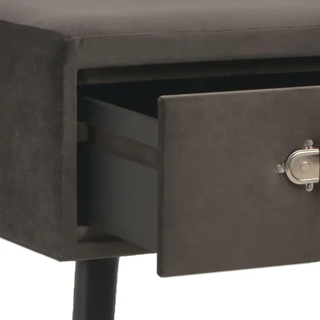 Couchtisch 80x40x46 cm Samt grau