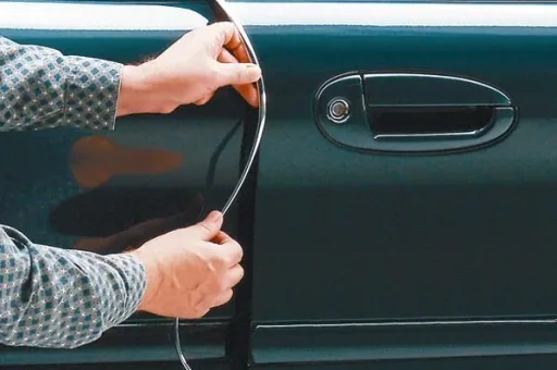 Tür Kantenschutz 2 Stck. Chrom für alle Fahrzeuge