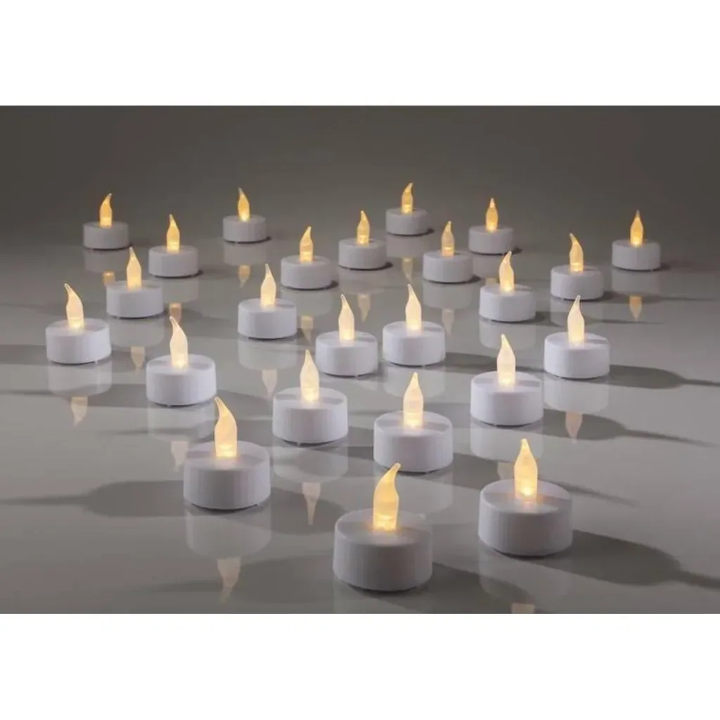 Set Teelichter LED - XXXL SET mit 168 Stück - INKLUSIVE Batterien