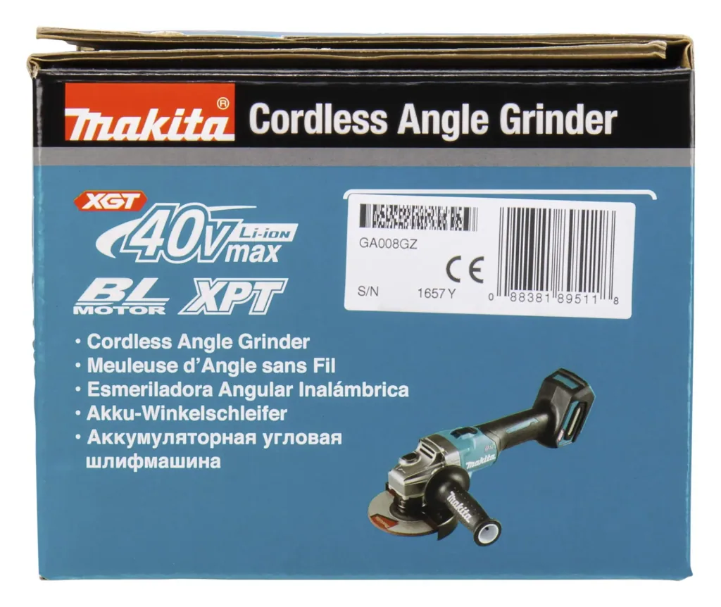 Akku-Winkelschleifer 40V max. (ohne Akku, ohne Ladegerät) GA008GZ