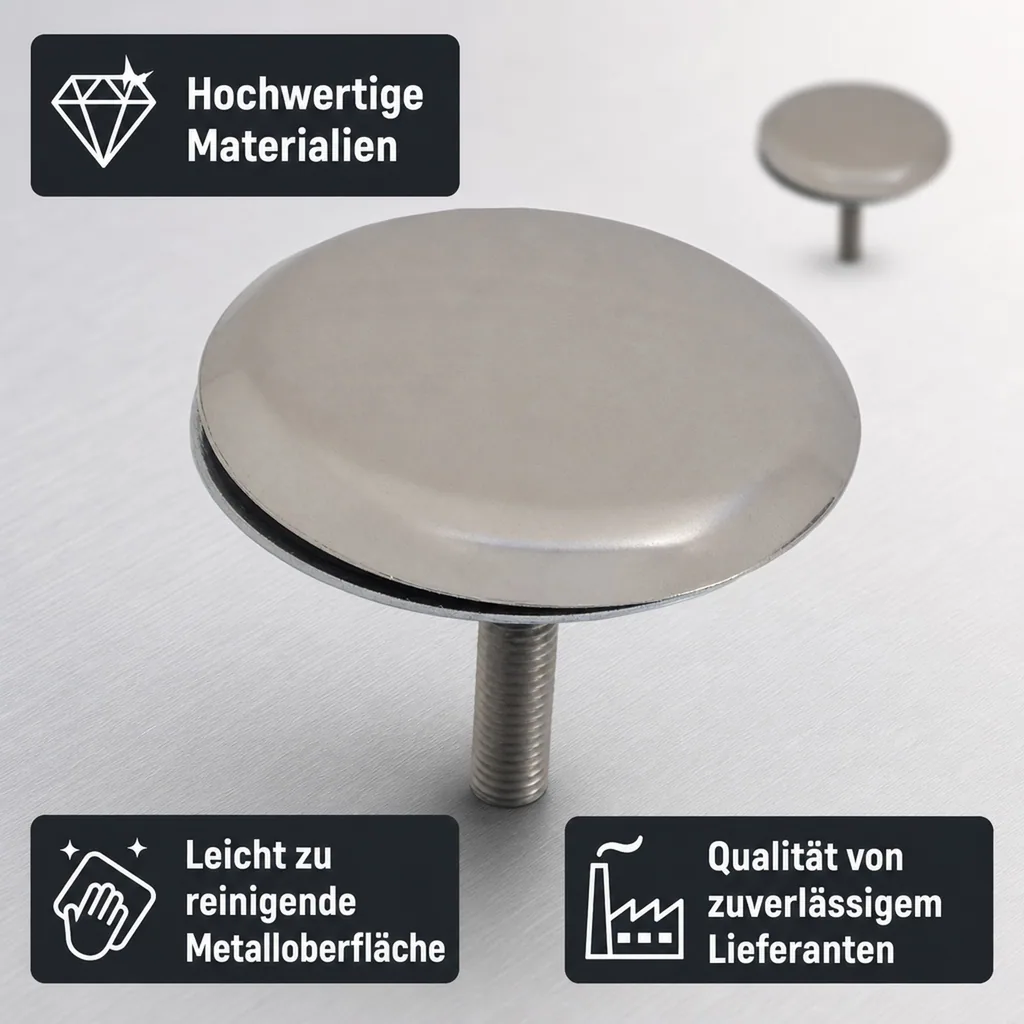 Blindstopfen für Schanksäule, matt