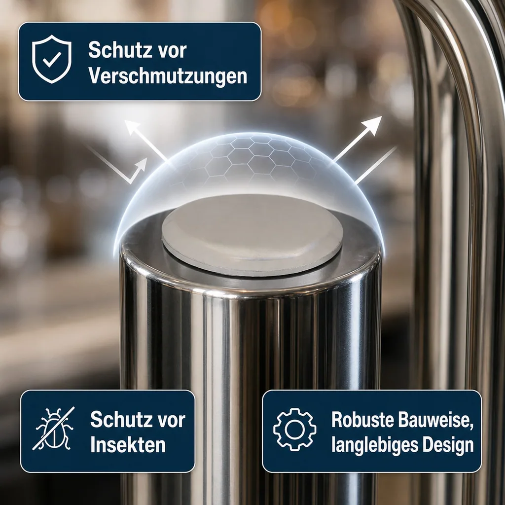Blindstopfen für Schanksäule, matt
