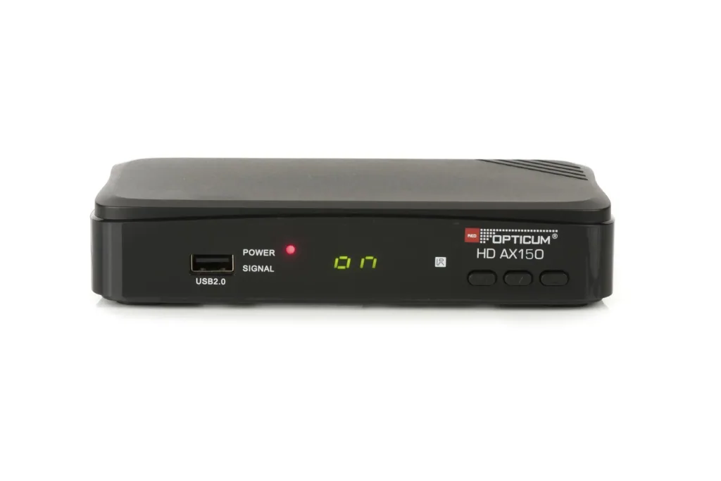 Full HD Satelliten Receiver "HD AX 150" mit 12V Netzteil
