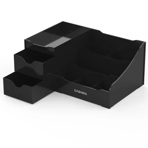 Make-up-Organizer schwarz