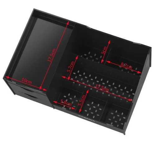 Make-up-Organizer schwarz