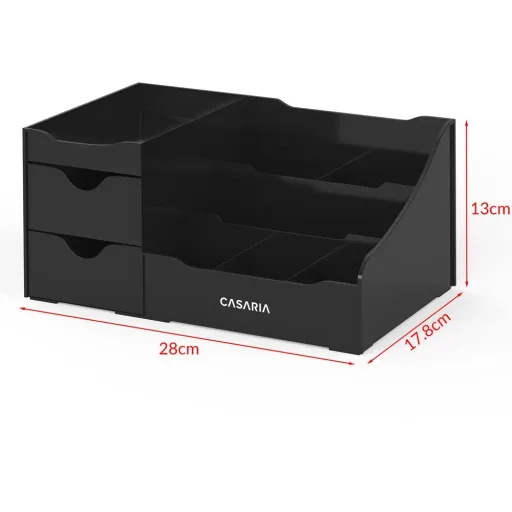 Make-up-Organizer schwarz