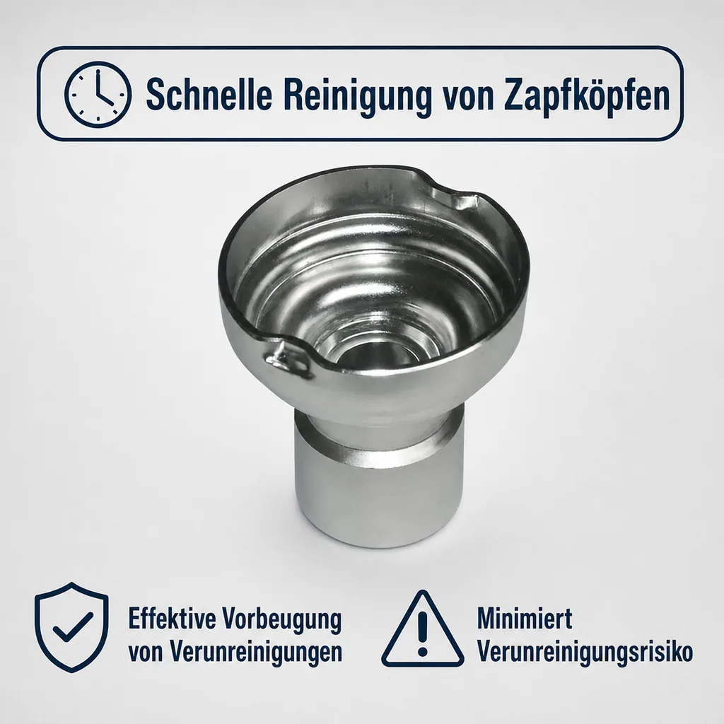 Zapfkopfreinigungsadapter Korb - 5/8" IG